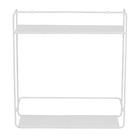 Prateleira dupla 40x15x3,8 BR fosco