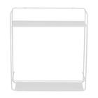 Prateleira dupla 40x15x3,8 BR fosco