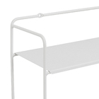 Prateleira dupla 40x15x3,8 BR fosco