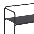 Prateleira dupla 40x15x3,8 PT fosco