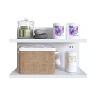 Prateleira Dupla 540mm Fixacao Inv. Branco