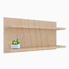 Prateleira Dupla Moderna E Versátil Em Mdf - Madeirado