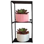 Prateleira Dupla Retangular Nicho Estilo Industrial Decorativ