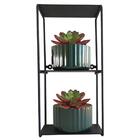 Prateleira Dupla Retangular Nicho Estilo Industrial Decorativ