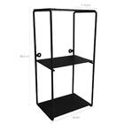 Prateleira Dupla Retangular Nicho Estilo Industrial Decorativ