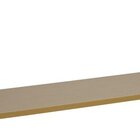 Prateleira Elite Noce Brianza 90cm X 25cm Com Suporte Metálic