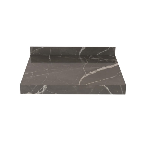 Prateleira em Porcelanato 60x45x6cm Pequena Calacata Black Unique Bongut