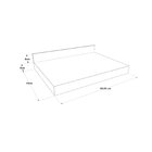 Prateleira Em Porcelanato Para Banheiro 60cm Branco