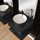 Prateleira Em Porcelanato Técnico Polido Para Banheiro 60cm M