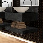 Prateleira Em Porcelanato Técnico Polido Para Banheiro 60cm M