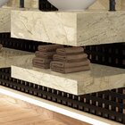 Prateleira Em Porcelanato Técnico Polido Para Banheiro 60cm M