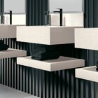 Prateleira Em Porcelanato Técnico Polido Para Banheiro 80cm M