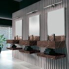 Prateleira Em Porcelanato Técnico Polido Para Banheiro 80cm M