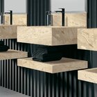 Prateleira Em Porcelanato Técnico Polido Para Banheiro 80cm M