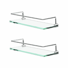 Prateleira Em Vidro Com Proteção (kit 2 Peças) Slim 521ls2
