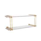 Prateleira Epsillon Dourada E Legno 77,5 Cm