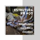 Prateleira Escritório Branca E Tubos Cromados Carraro