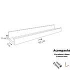 Prateleira Esmalteria Simples Multiuso 95 Cm Natural Mdf Cru