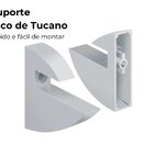 Prateleira Estante 20x60cm Mdf Branca