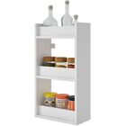 Prateleira Estante Decorativa Suspensa Mali B03 Branco - Lyam