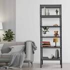 Prateleira Estante Multiuso Cinza 6 Níveis Ajustáveis 2,05m S