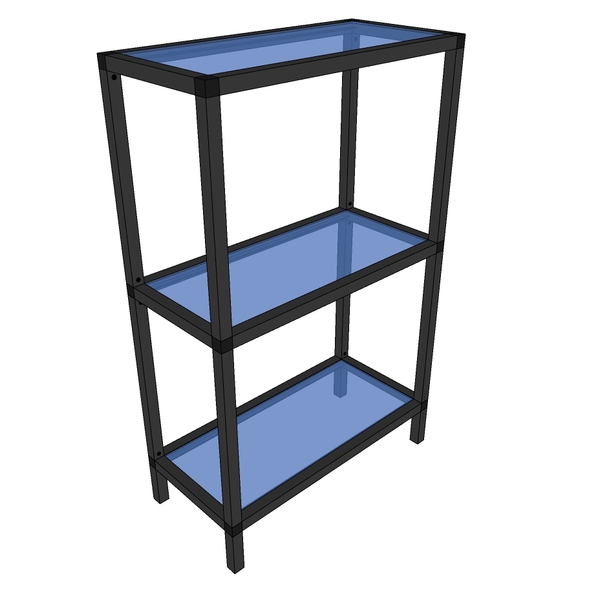 Prateleira Estantes Multiuso 30 Cm 3 Andares