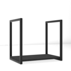 Prateleira Estilo Industrial 60cm Preto