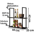 Prateleira Estilo Industrial Aurum Dhom