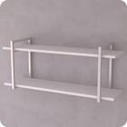 Prateleira Estilo Industrial Banheiro Parede Gnd Bb 100cm