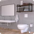 Prateleira Estilo Industrial Banheiro Parede Gnd Pm 120cm