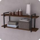 Prateleira Estilo Industrial Banheiro Parede Gnd Pm 60cm