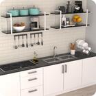 Prateleira Estilo Industrial Cozinha De Parede Gnd Bp 120cm
