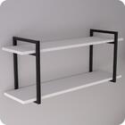 Prateleira Estilo Industrial P/ Quarto Parede Gnd Pb 100cm