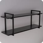 Prateleira Estilo Industrial P/ Quarto Parede Gnd Pp 120cm