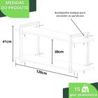 Prateleira Estilo Industrial P/ Quarto Parede Gnd Pp 120cm