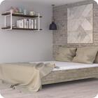 Prateleira Estilo Industrial Para Quarto Parede Gnd Bm 60cm