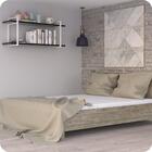 Prateleira Estilo Industrial Para Quarto Parede Gnd Bp 60cm