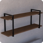 Prateleira Estilo Industrial Para Sala Parede Gnd Pm 100cm