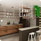 Prateleira Estilo Industrial Suspensa Teto Cozinha 60cm B.m