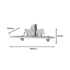 Prateleira Exclusive M238-henn - Branco