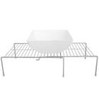 Prateleira Extensível Organizador Aramado De Armário Cozinha