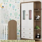 Prateleira Externa Canoira Para Guarda Roupa Luna/smim Em Mdf