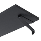 Prateleira Fácil Suporte Preto 20x120cm 