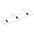 Prateleira Flutuante 10x40 Cms Com Suporte Incluso Pbs 1040 -