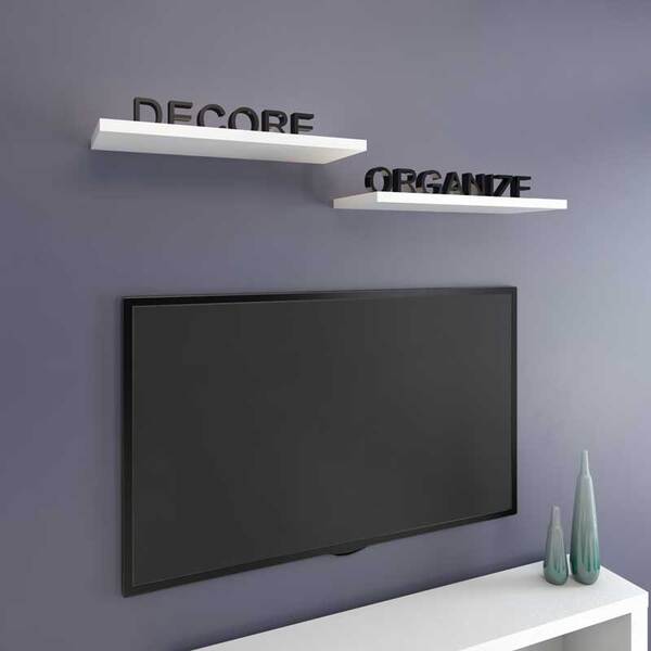 Prateleira Flutuante 25x90 Cms Com Suporte Incluso Pbs Plus 2