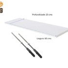 Prateleira Flutuante 30x120 Cms Com Suporte Incluso Pbs 30120