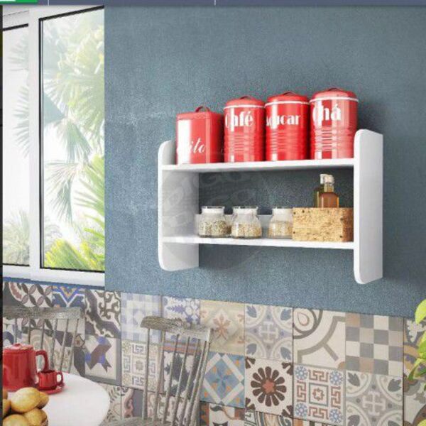 Prateleira Flutuante Multiuso Com Suporte Incluso Decore Kit