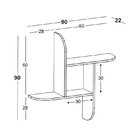 Prateleira Fun Azul Marinho