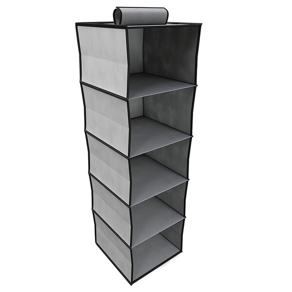 Prateleira Grande 5 Divisórias - Euro Home - Cinza