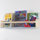 Prateleira Grande Para Livro Infantil Pinus E Mdf Azul Sky